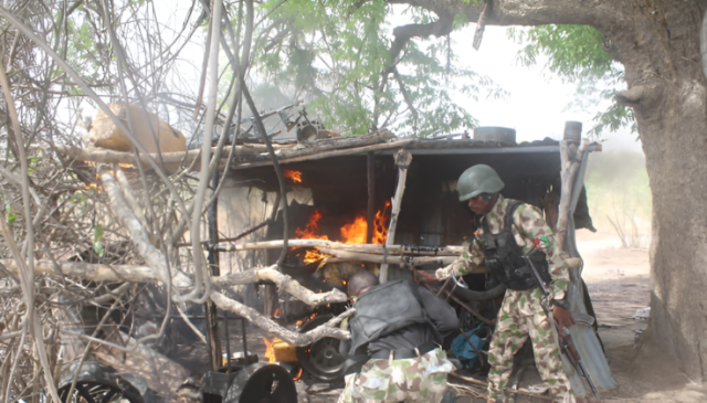 Troops of the Nigerian Army deployed for counter-terrorism operations in Kaduna State on FridayTroops of the Nigerian Army deployed for counter-terrorism operations in Kaduna State on Friday